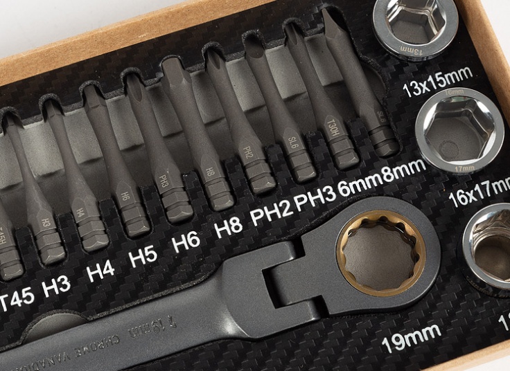 ست آچار رینگی جغجغه ای CurCKuad