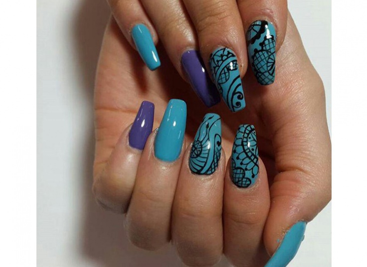 انواع طراحی ناخن ونوس دیانا