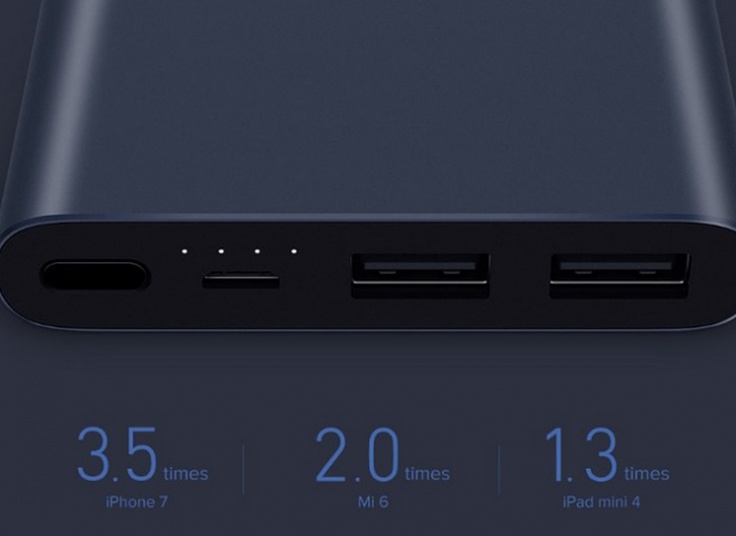 پاوربانک 10000 میلی آمپر xiaomi مدل 2S