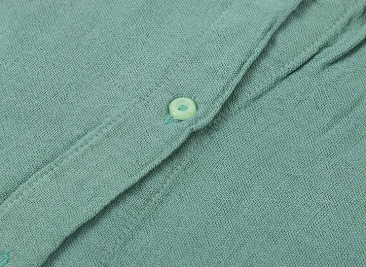 مانتو کنفی جلو دکمه‌ دار