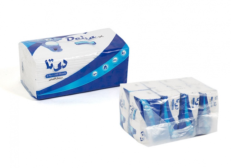 دستمال کاغذی 250 برگ دی تا