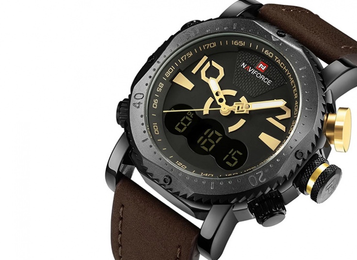 ساعت دو زمانه مردانه Navi Force