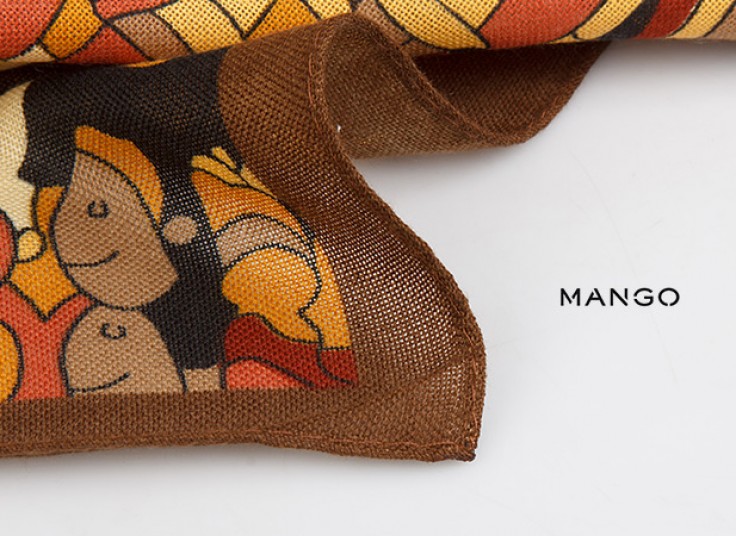 روسری پاییزه MANGO مدل Cubism