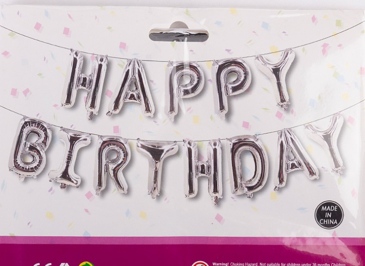 بادکنک فویلی Happy Birthday