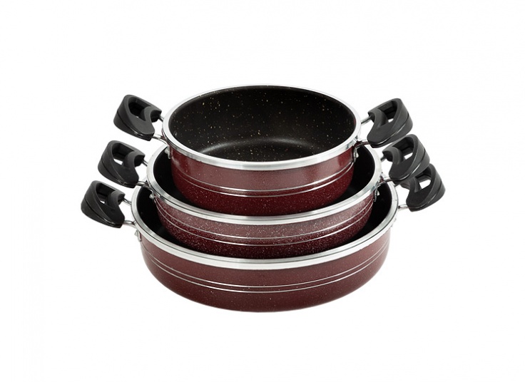 ست 3 عددی تابه گرانیتی 