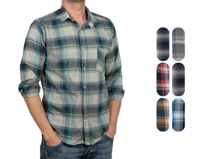 پیراهن مردانه قواره دار M&J