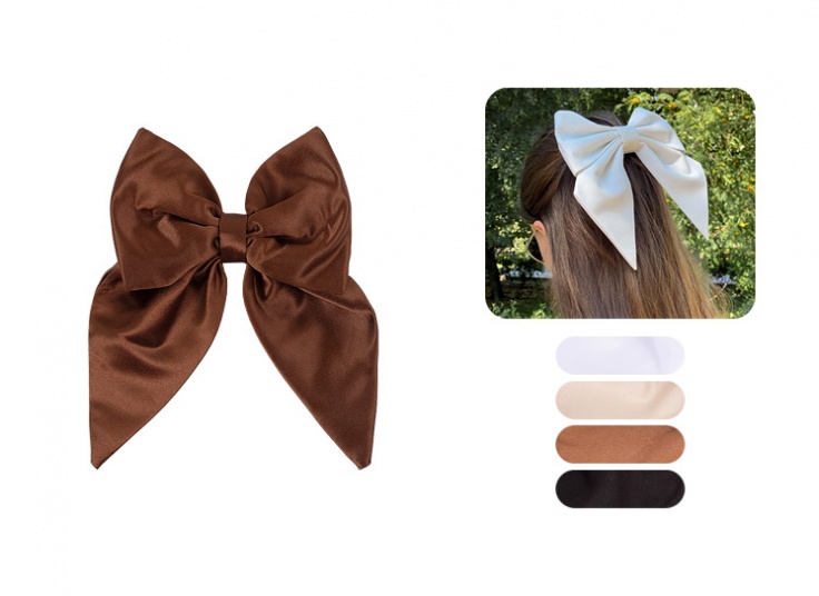 گل سر پاپیون پارچه ای