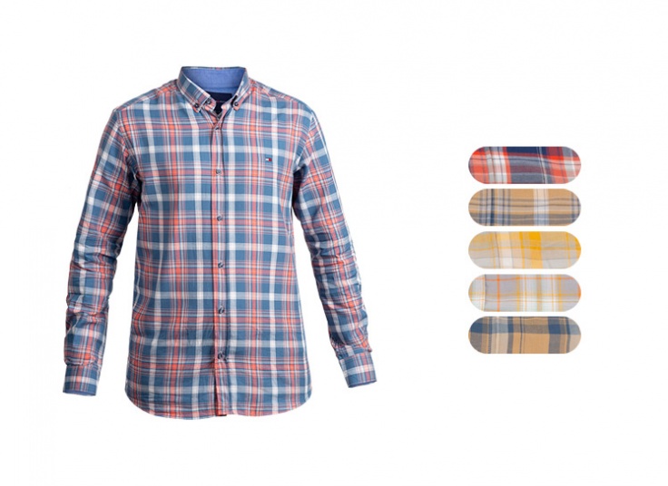 پیراهن چهارخانه مردانه TOMMY HILFIGER