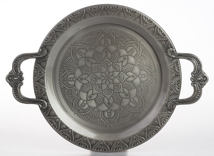 سینی فلزی طرح برجسته