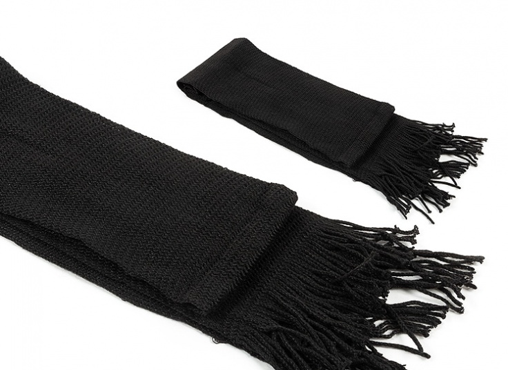 شال بافت ساده مردانه