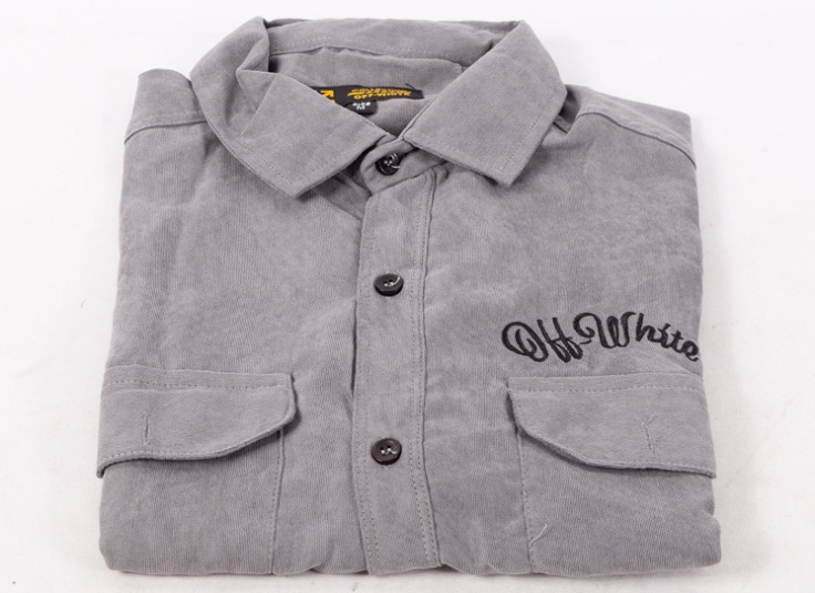 پیراهن مردانه مخمل Off-White