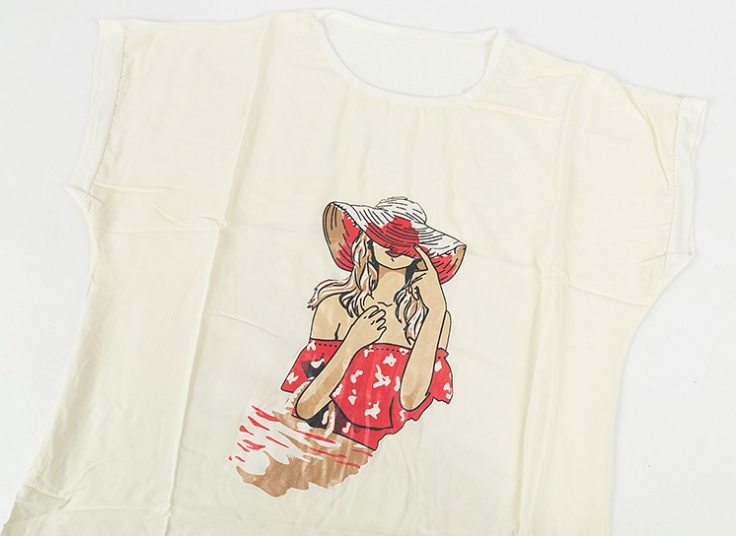 تیشرت زنانه چاپدار