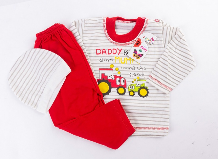 ست سه تکه نوزادی baby papion