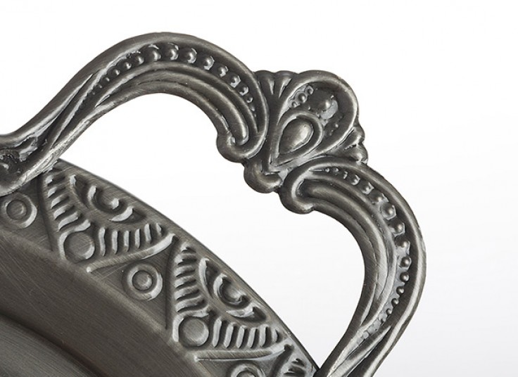 سینی فلزی طرح برجسته