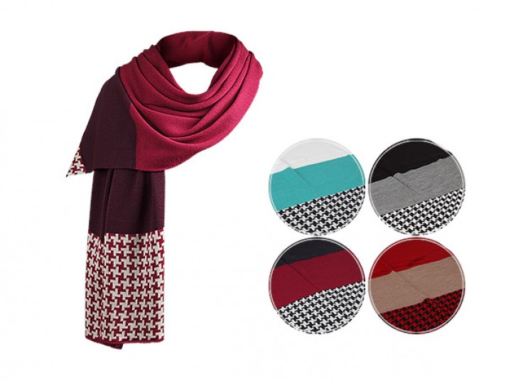 شال بافت زمستانی