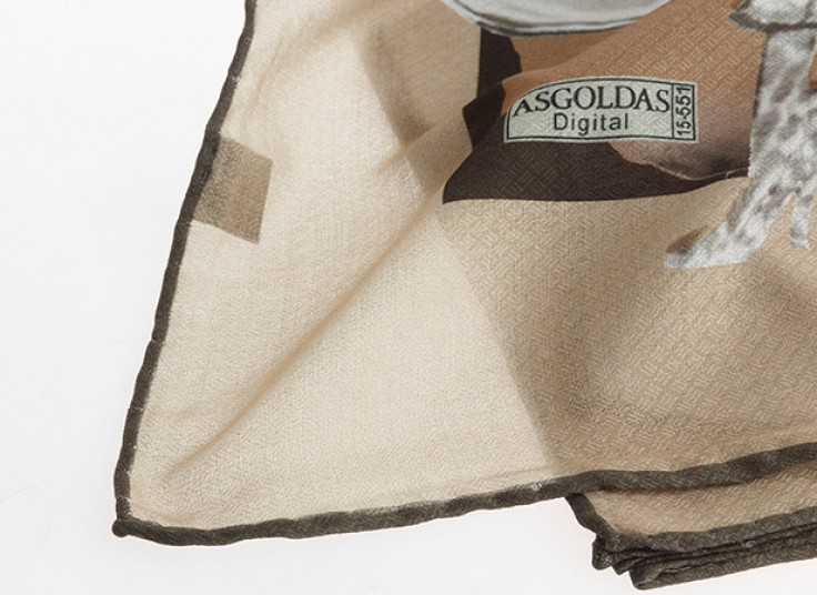 روسری قواره دار ASGOLDAS طرح Dior