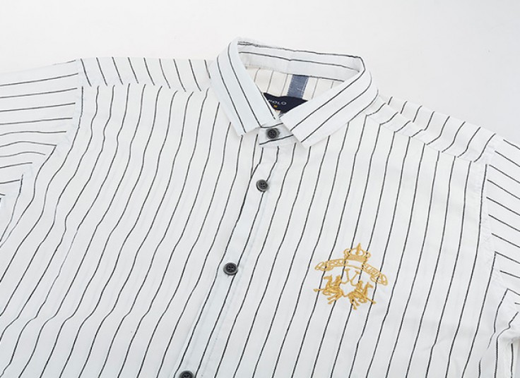 پیراهن راه راه مردانه طرح Polo Club