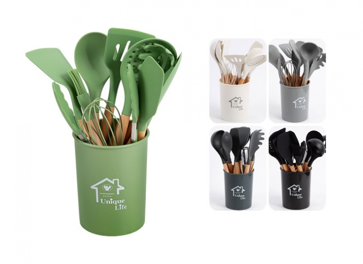 ست 12 پارچه کفگیر و ملاقه Unique Life