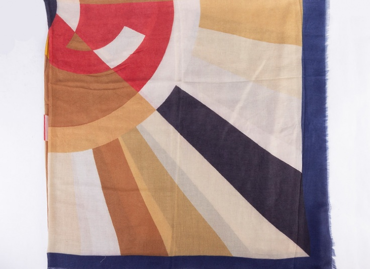 روسری قواره دار ZIBOO طرح Chanel