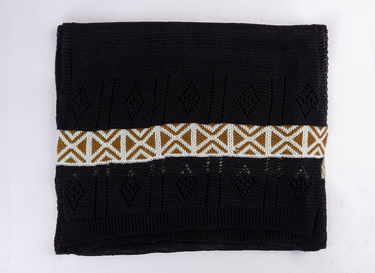 شال بافت زمستانی cribriform