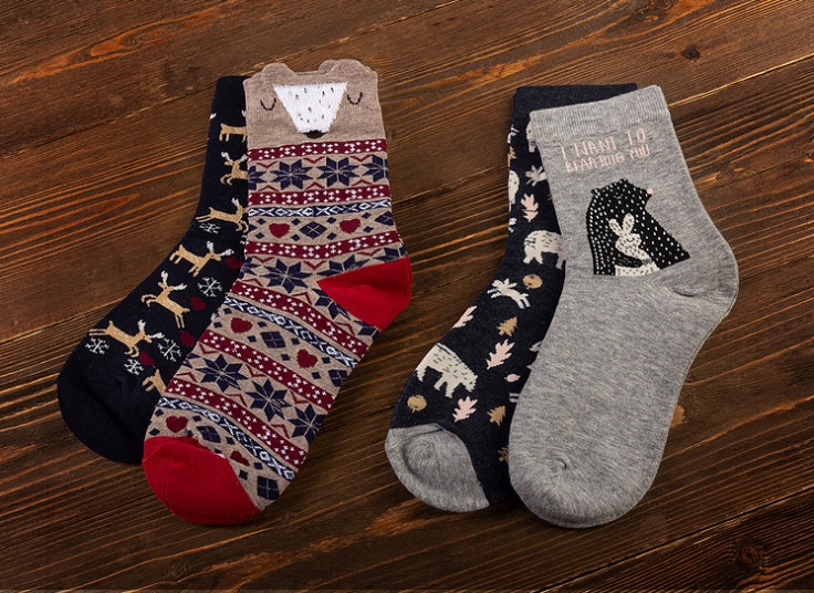 پک دو عددی جوراب فانتزی CXCMX