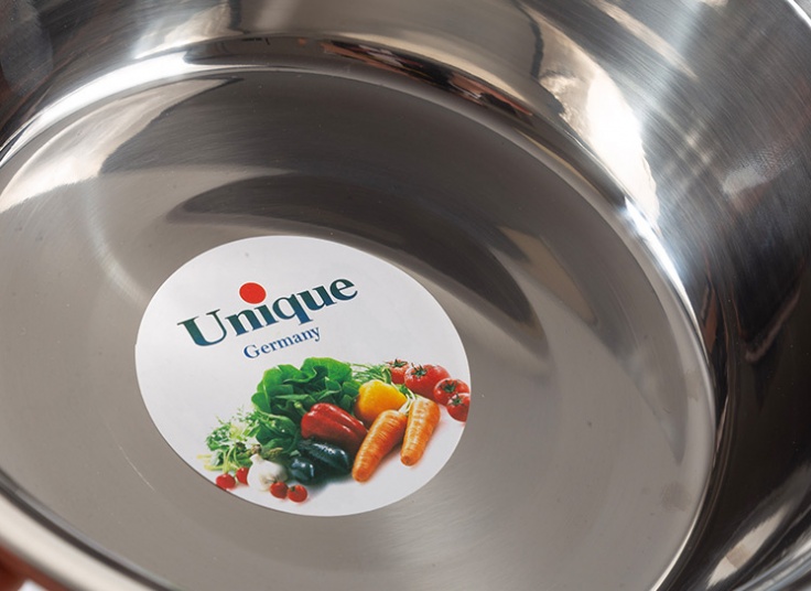 آبکش و لگن استیل Unique