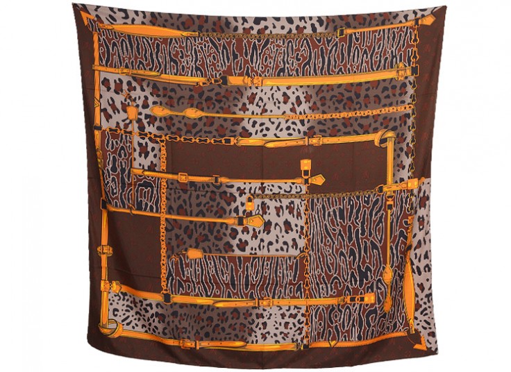 روسری ساتن ابریشم قواره دار Multi Brand