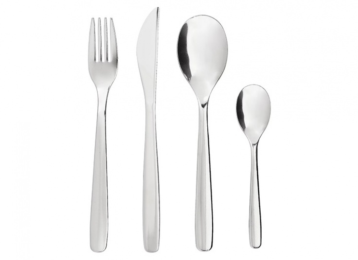 ست قاشق چنگال 16 پارچه ایکیا MOPSIG