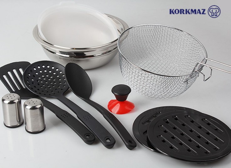ست 23 پارچه استیل KORKMAZ