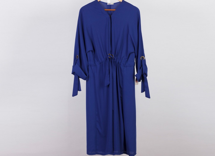 مانتو جلوباز حریر کرپ