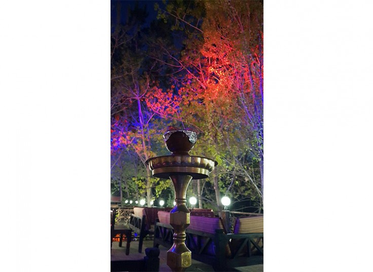 قلیان باغچه رستوران کنعان