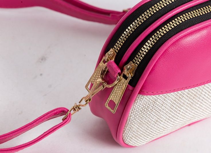 کیف دوشی زنانه دو زیپ