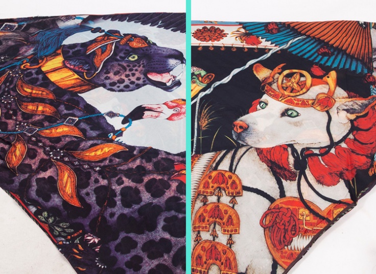 روسری مثلثی Sharli