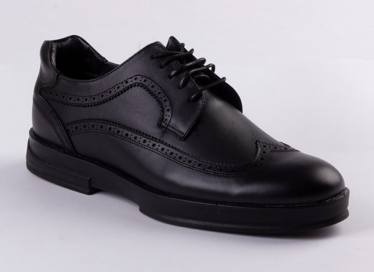 کفش مردانه چرم طبیعی مدل هشت ترک