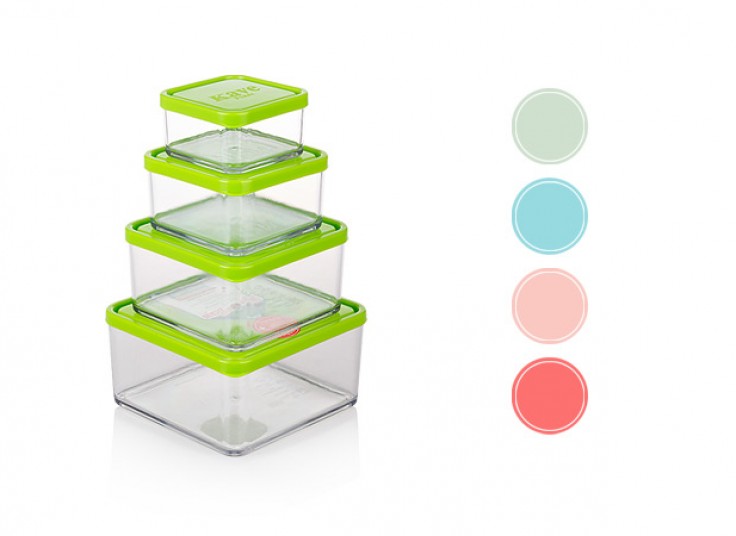 ظرف 4 تکه آشپزخانه Plexiglass