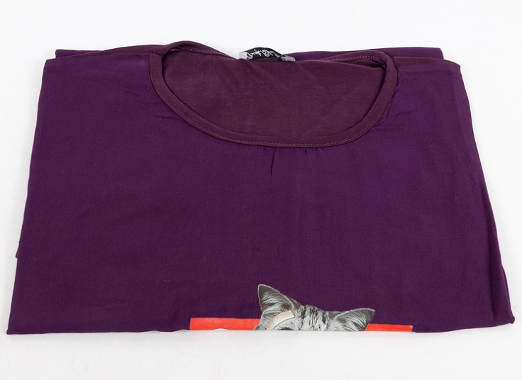 تیشرت زنانه طرح گربه