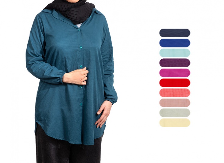 تونیک زنانه سرآستین کش