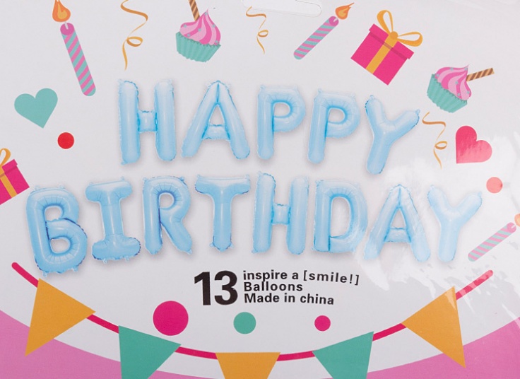 بادکنک فویلی Happy Birthday