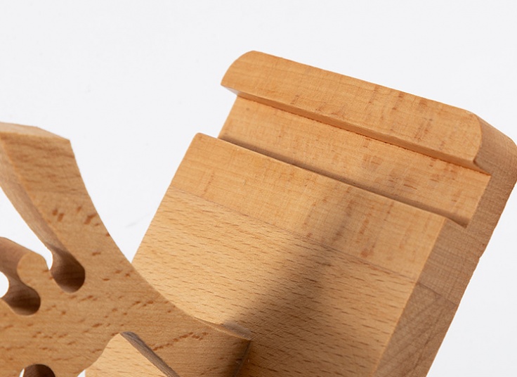 استند موبایل چوبی