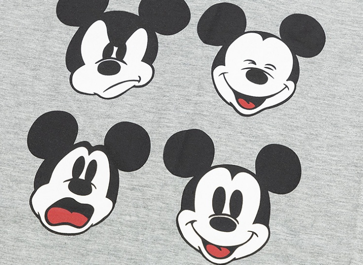 تیشرت زنانه لانگ Mickey Mouse