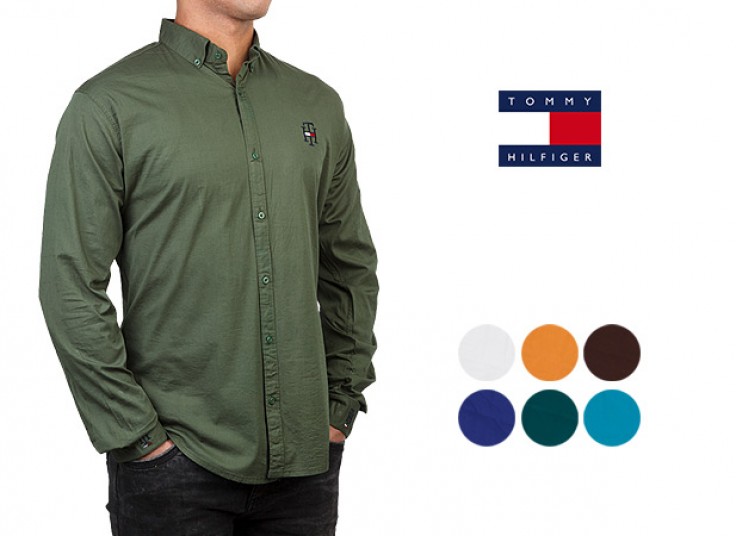 پیراهن مردانه طرح Tommy Hilfiger مدل BDC