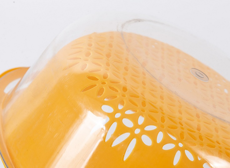 آبکش و لگن کریستالی گلدار