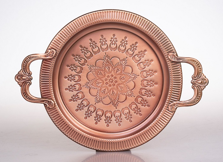 سینی فلزی طرح برجسته