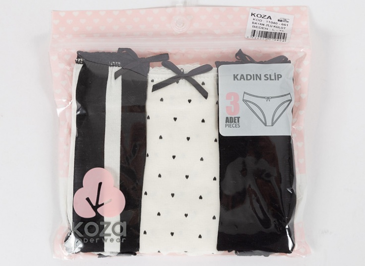 پک سه عددی لباس زیر زنانه KOZA