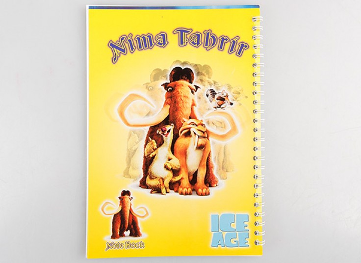 دفتر نقاشی سیمی طرحدار