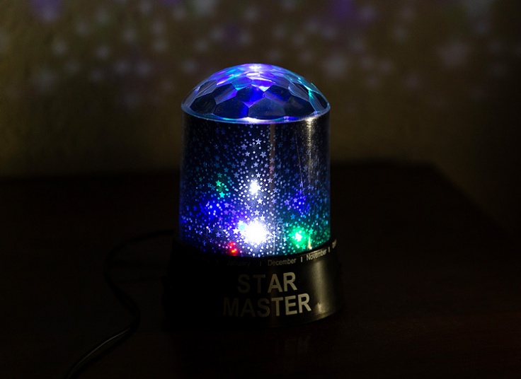 چراغ خواب کریستال Star Master