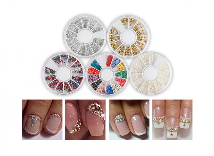 کیت نگین فرنچ ناخن