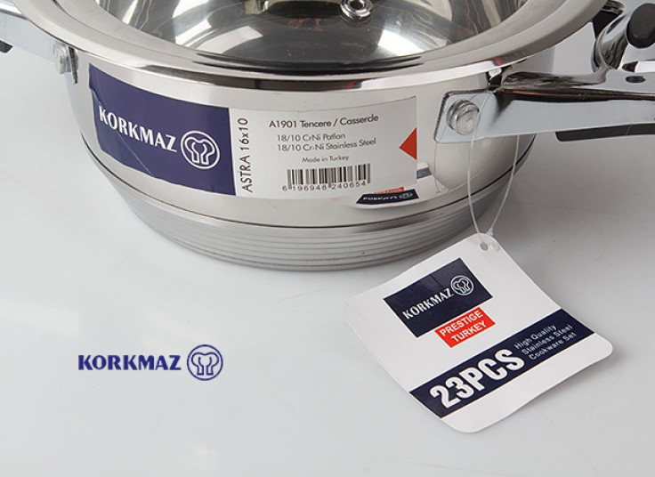 ست 23 پارچه استیل KORKMAZ