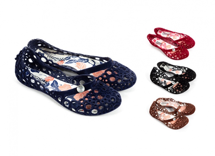 کفش دخترانه روفرشی مخملی