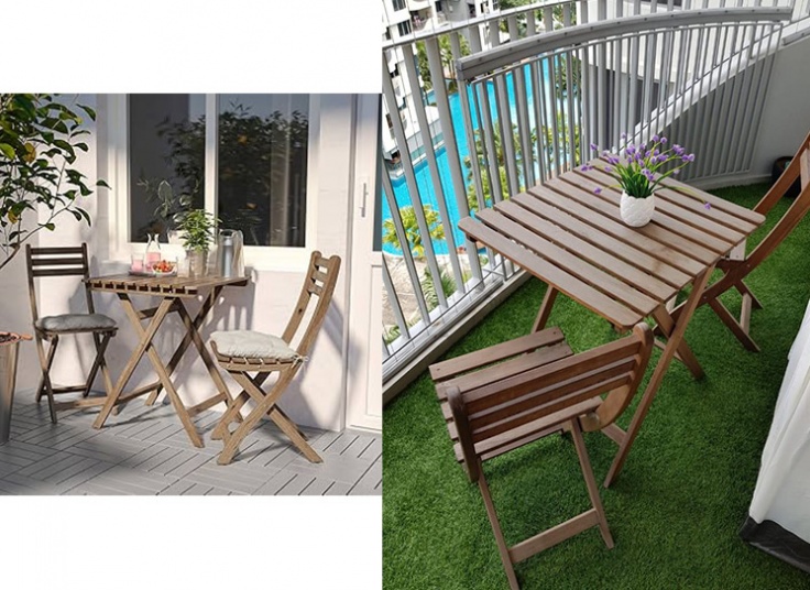 میز چوبی تاشو IKEA